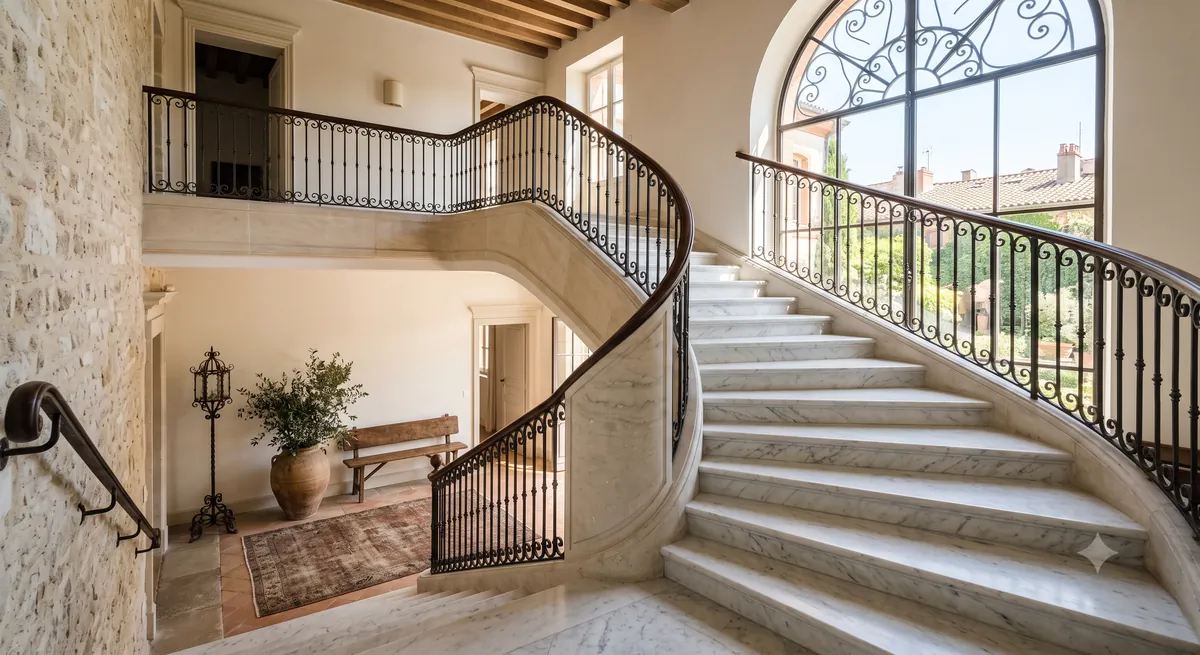 Escalier en pierre